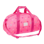 Sac de sport Benetton Heart rose à bandoulière réglable