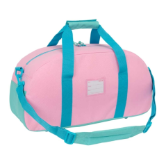 Sac de sport Benetton rose pastel avec bandoulière