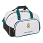 Sac de sport Real Madrid noir et blanc bandoulière réglable Sac de sport Real Madrid noir et blanc bandoulière réglable