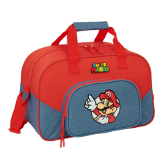 Sac de sport Super Mario rouge bleu