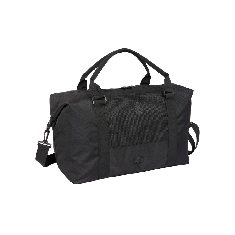 Sac de sport Real Madrid noir à bandoulière ajustable Sac de sport Real Madrid noir à bandoulière ajustable