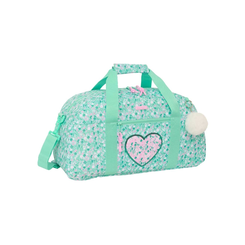 Sac de sport Safta Cuore turquoise avec bandoulière réglable Sac de sport Safta Cuore turquoise avec bandoulière réglable