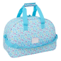 Sac de sport Blackfit8 bleu clair avec bandoulière