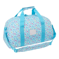 Sac de sport Blackfit8 bleu clair avec bandoulière