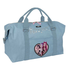 sac week-end bleu clair