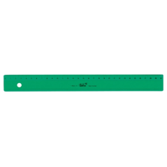 Règle graduée verte 30 cm
