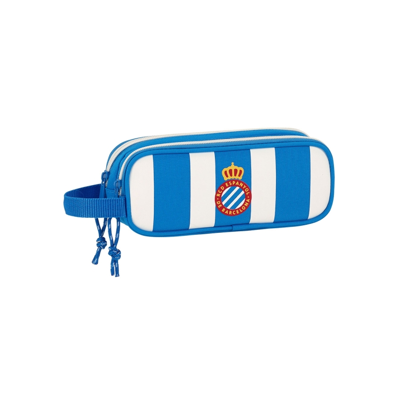 Trousse 2 compartiments RCD Espanyol bleu blanc Trousse 2 compartiments RCD Espanyol bleu blanc