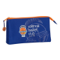 Trousse 3 compartiments Safta Valencia Basket bleu foncé