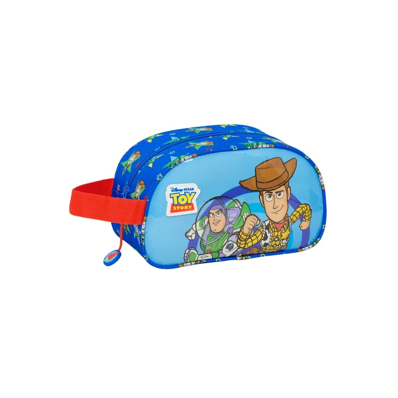 Trousse de toilette Toy Story 5 L bleue avec poignée latérale Trousse de toilette Toy Story 5 L bleue avec poignée latérale
