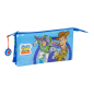 Trousse Toy Story 3 compartiments Safta bleue Trousse Toy Story 3 compartiments Safta bleue