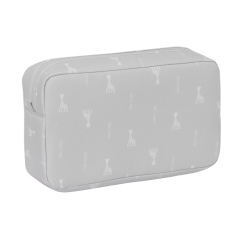 Trousse de toilette Sophie la Girafe gris clair