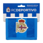 Portefeuille Deportivo de la Coruña bleu à velcro