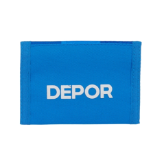 Portefeuille Deportivo de la Coruña bleu à velcro