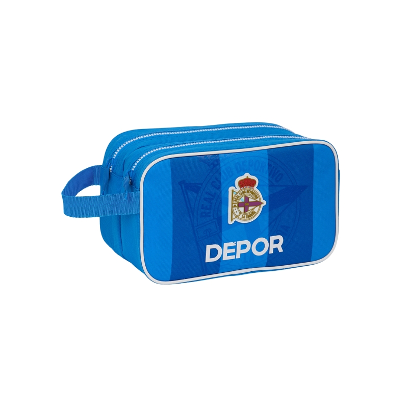 Trousse de toilette Deportivo La Coruña bleue 5 L