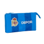 Trousse 3 compartiments Real Deportivo de la Coruña bleue