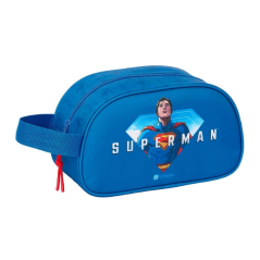 Trousse de toilette Superman bleue