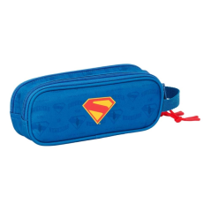 Trousse Superman 2 compartiments bleu foncé 1L