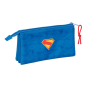 Trousse Superman 3 compartiments bleu foncé 0,6 L Trousse Superman 3 compartiments bleu foncé 0,6 L