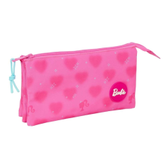 Trousse Barbie cœurs rose 22 cm