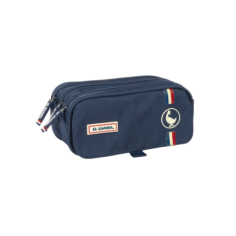 Trousse 3 compartiments Safta El Ganso bleu marine Trousse 3 compartiments Safta El Ganso bleu marine