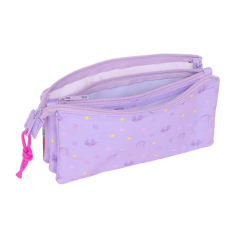 Trousse 3 compartiments Unicorn Academy rose Safta