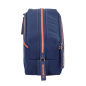 Trousse FC Barcelone 3 compartiments bleu marine