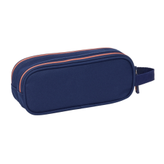 Trousse FC Barcelone 2 compartiments bleu marine