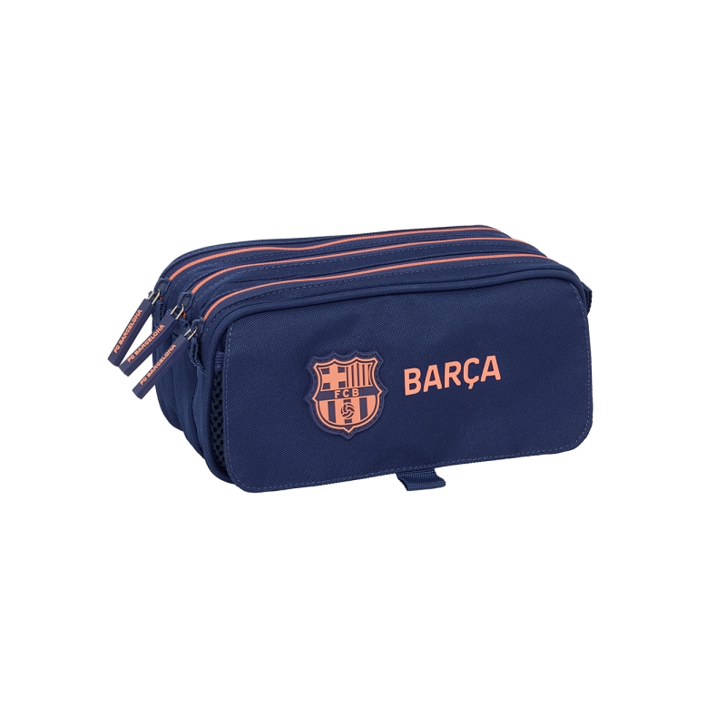 Trousse FC Barcelone 3 compartiments bleu marine Trousse FC Barcelone 3 compartiments bleu marine