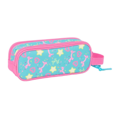 Trousse à crayons Gabby's Dollhouse 2 compartiments rose