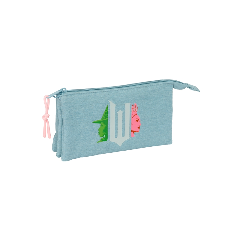 Trousse 3 compartiments Wicked Safta turquoise 0,6 L
