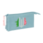 Trousse 3 compartiments Wicked Safta turquoise 0,6 L