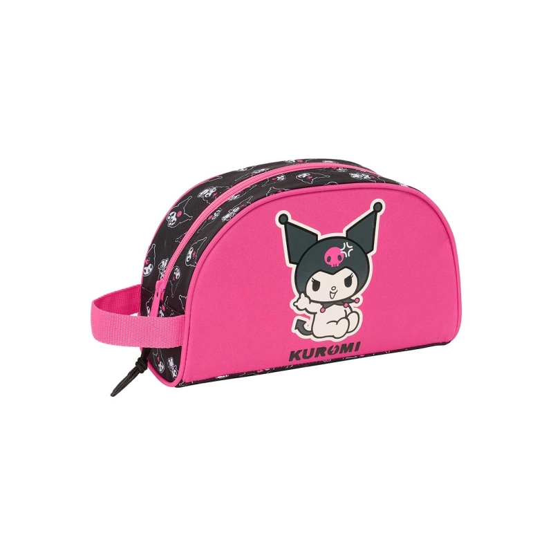 Trousse de toilette Kuromi noir rose 3,75 L Trousse de toilette Kuromi noir rose 3,75 L