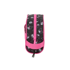 Trousse de toilette Kuromi noir rose