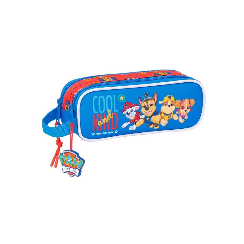 Trousse à crayons Pat' Patrouille 2 compartiments bleue Trousse à crayons Pat' Patrouille 2 compartiments bleue