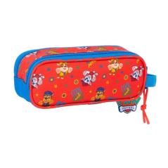 Trousse à crayons Pat' Patrouille 2 compartiments bleue
