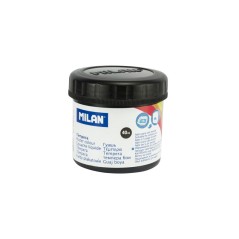 ✅ Bouteille Milan Tempera - 40 ml - Séchage rapide - Miscible - Couleur Noir couleur Noir en stock