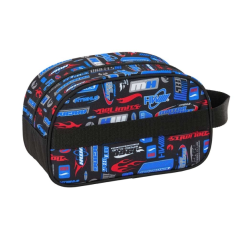 Trousse de toilette Hot Wheels bleue 5 L avec poignée