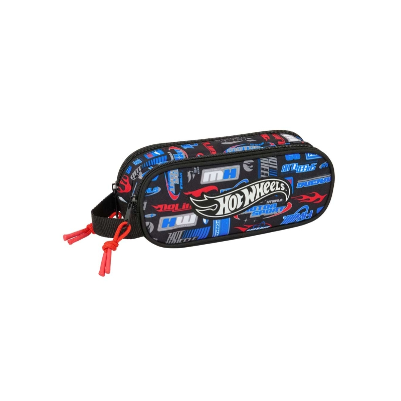 Trousse Hot Wheels 2 compartiments bleue Trousse Hot Wheels 2 compartiments bleue