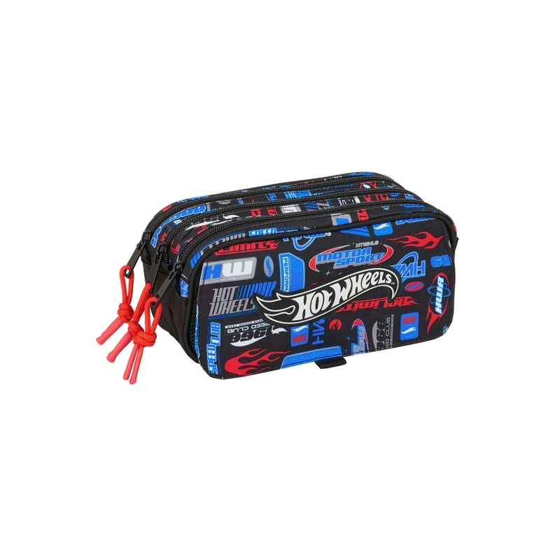 Trousse Hot Wheels 3 compartiments bleue 1,72 L