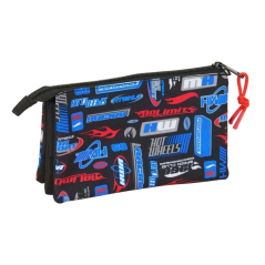 Trousse Hot Wheels 3 compartiments bleue 0,6 L