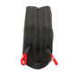 Trousse Safta Munich Vulcan 2 compartiments noir rouge