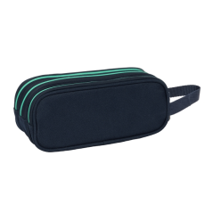 Trousse Real Madrid 3 compartiments bleu marine 25/26