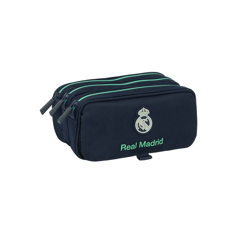 Trousse Real Madrid 3 compartiments bleu marine 25/26