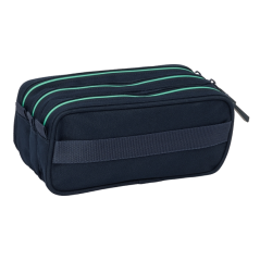 Trousse Real Madrid 3 compartiments bleu marine 25/26