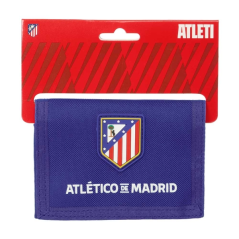 portefeuille bleu marine Atlético