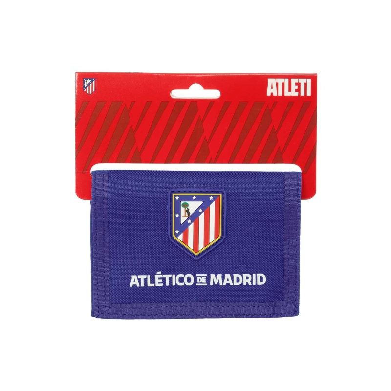 Portefeuille Atlético de Madrid bleu marine