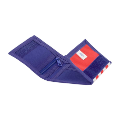 portefeuille bleu marine Atlético