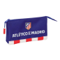 Trousse Atlético de Madrid 3 compartiments bleu marine