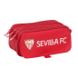 Trousse FC Séville 3 compartiments rouge résistante à l'eau Trousse FC Séville 3 compartiments rouge résistante à l'eau