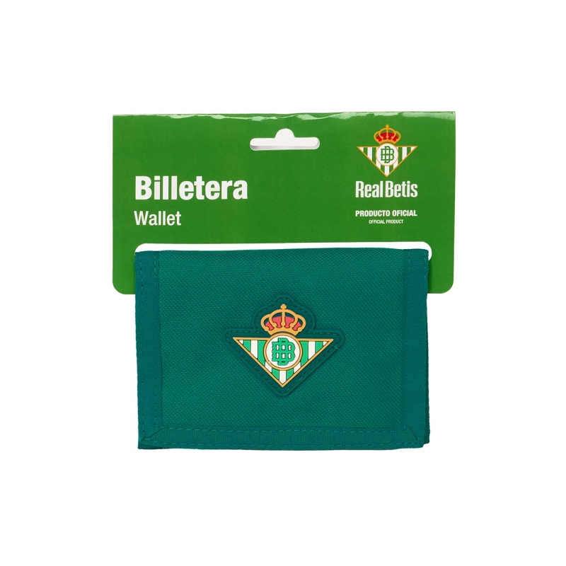 Portefeuille Real Betis Balompie vert résistant à l'eau